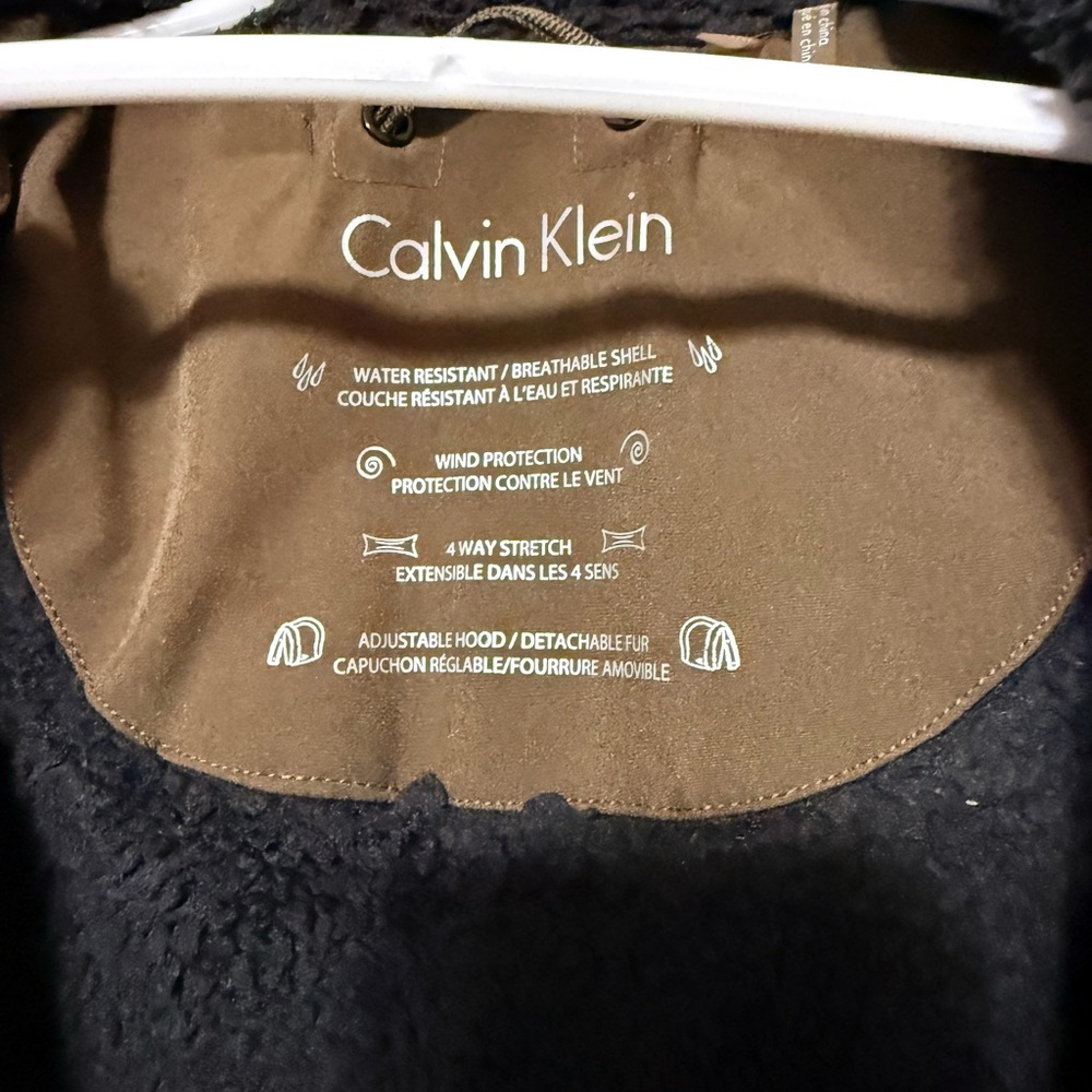 Calvin Klein Women's Khaki Brown Winter Utility Jacket - Picture 3 of 16